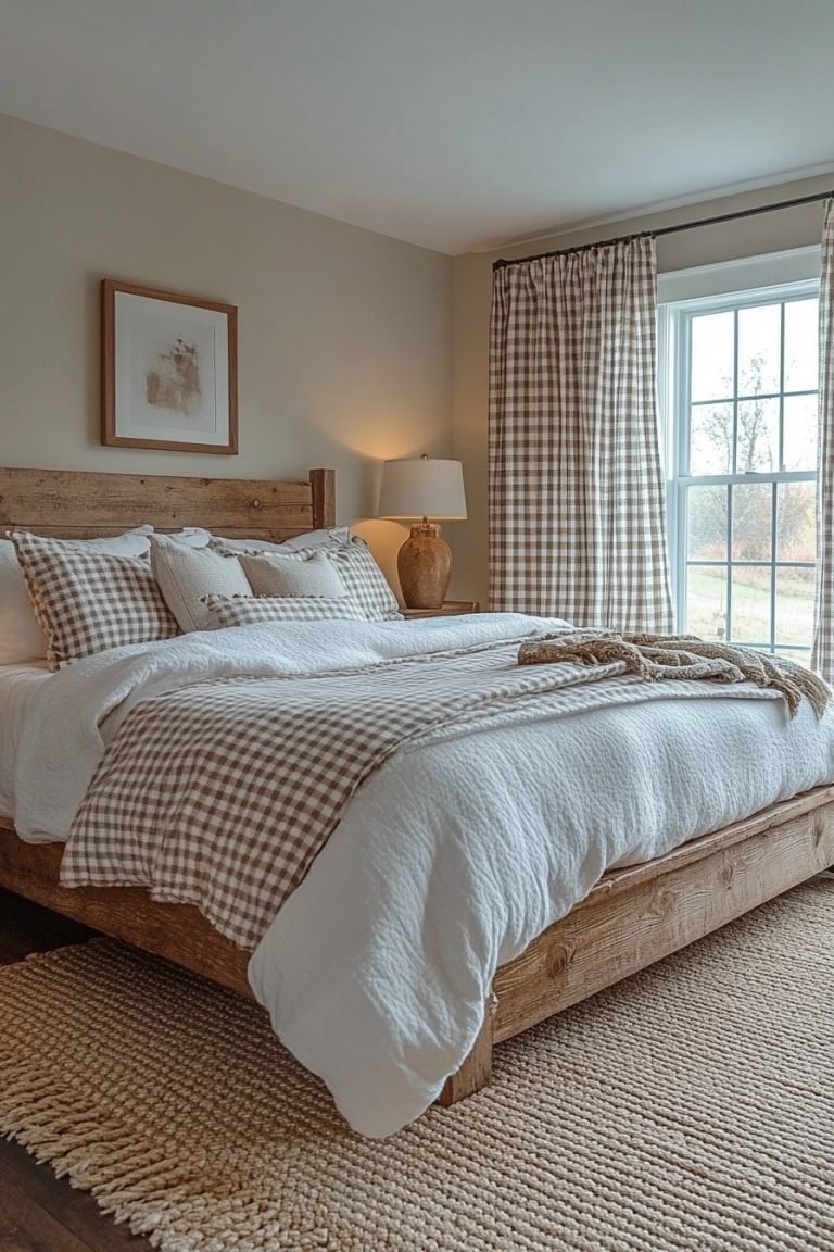 29 Rustic Farmhouse Bedroom Ideas For A Modern Twist On Country Style ...