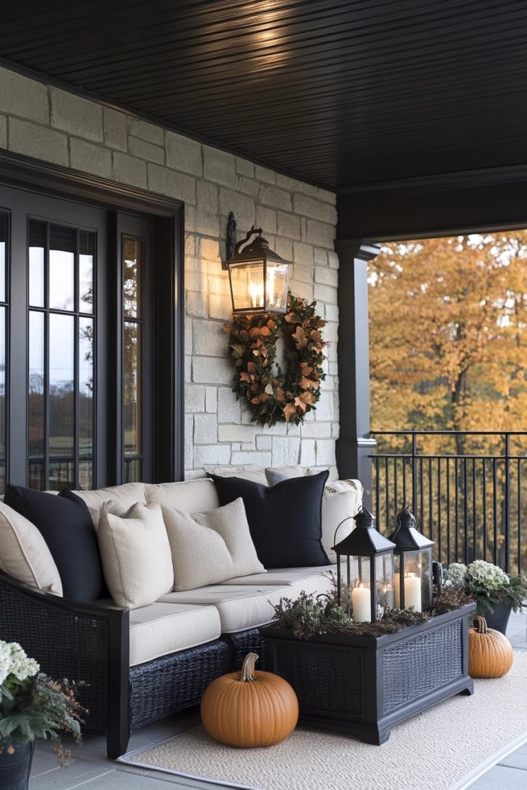 29 Front Porch Fall Decor Ideas To Create A Stunning Autumn Welcome ...