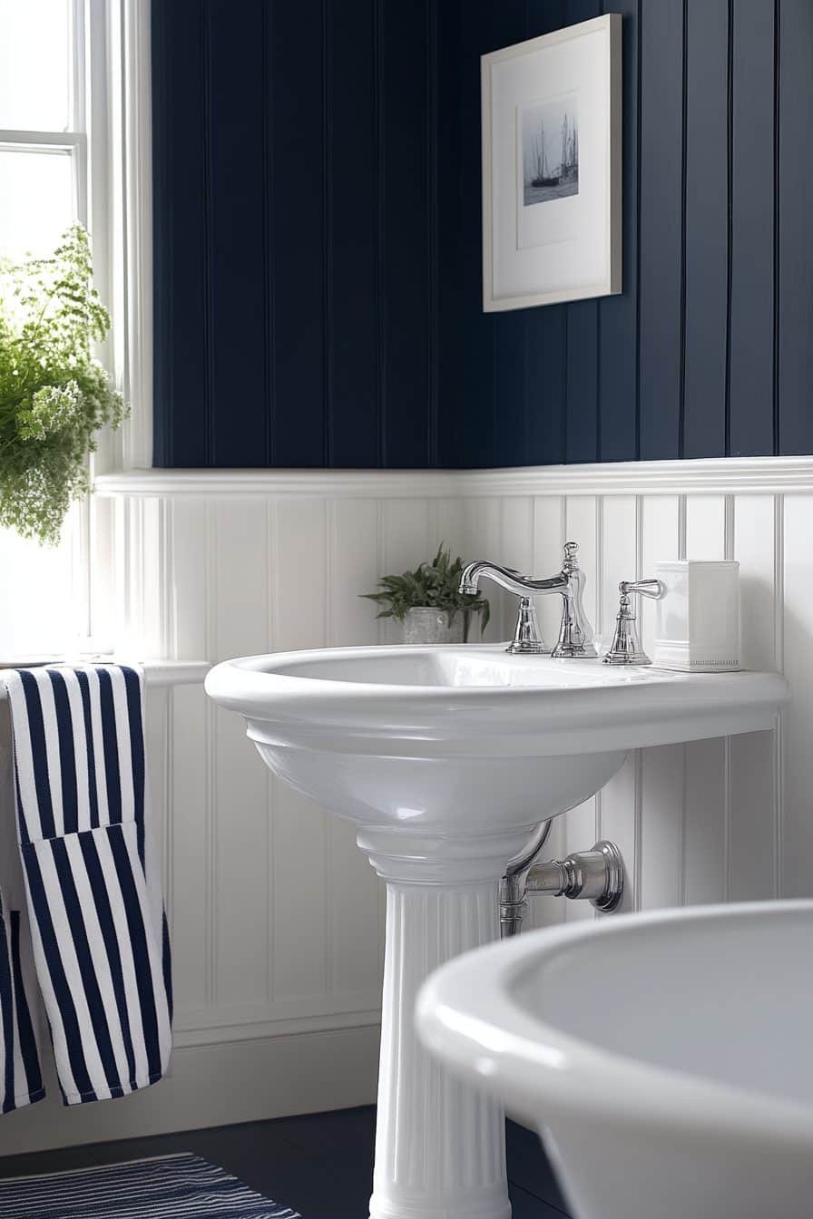 29 Chic Nautical Bathroom Ideas For A Sleek And Elegant Coastal Design