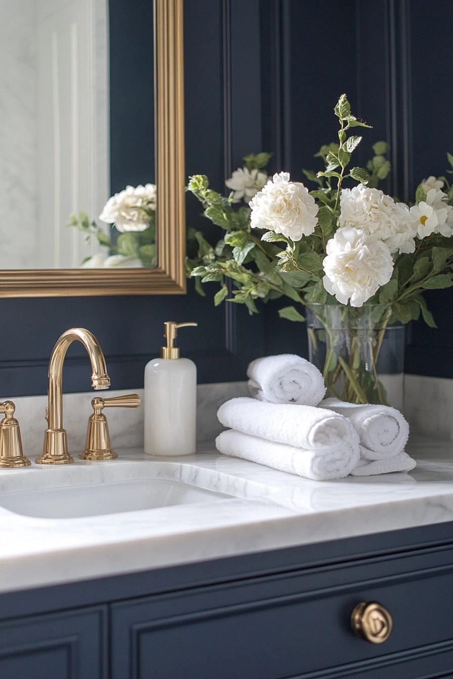 29 Blue Bathroom Decor Ideas For A Fresh And Modern Look - Courtneys World