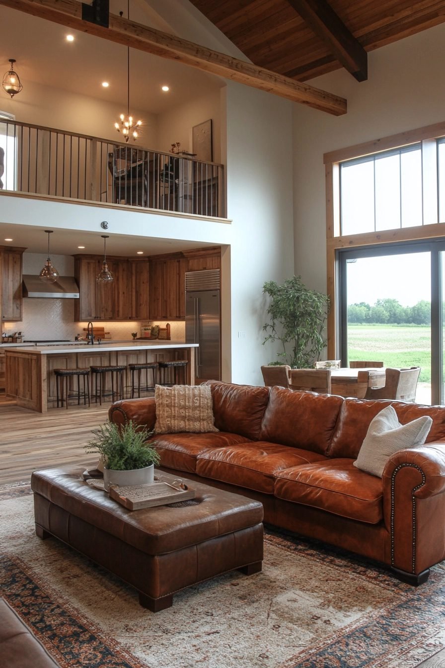 29 Barndominium Living Room Ideas To Blend Modern And Farmhouse Styles ...