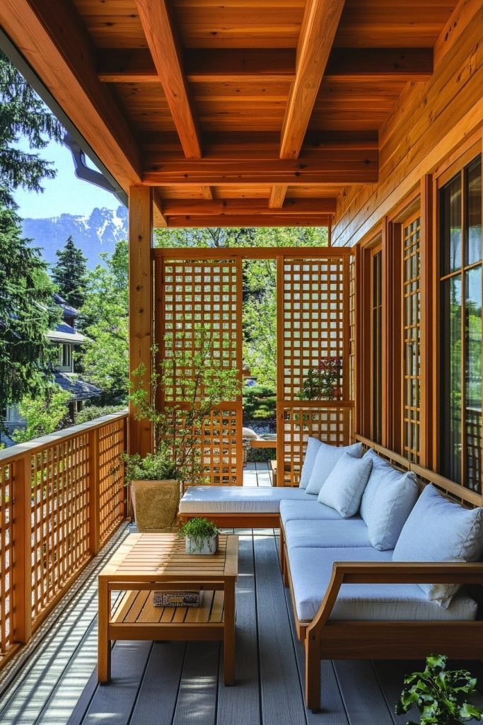 Scandinavian Shoji Screen Porch