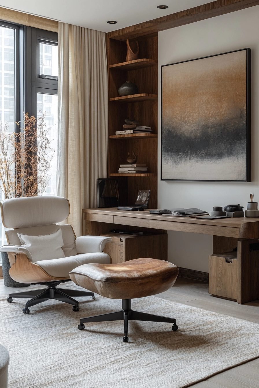 29 Wabi Sabi Office Ideas For A Peaceful And Organized Workspace ...