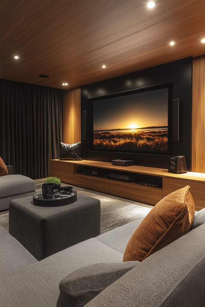 Sleek Helsinki-Tokyo Media Room