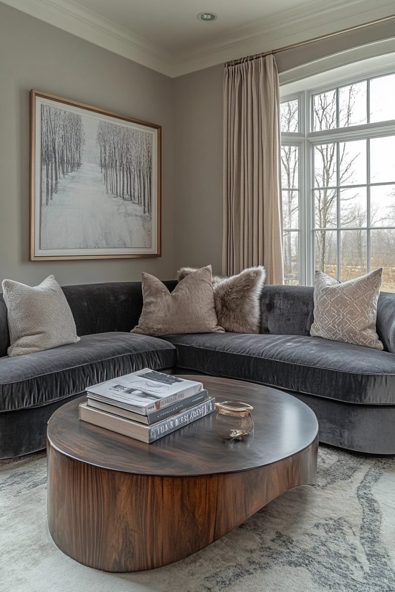 29 Dark Grey Sofa Living Room Ideas That Balance Style And Comfort ...