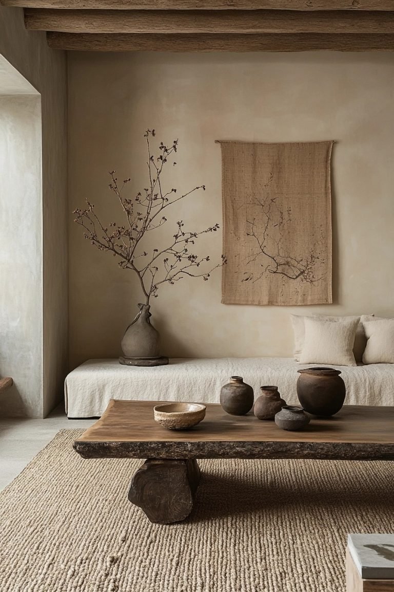 29 Wabi Sabi Japandi Living Room Ideas For A Peaceful And Zen-Inspired ...