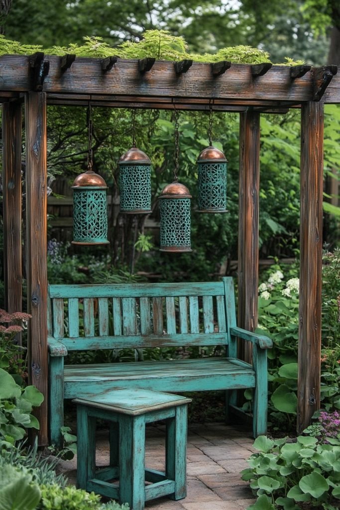 Weathered Copper Decor