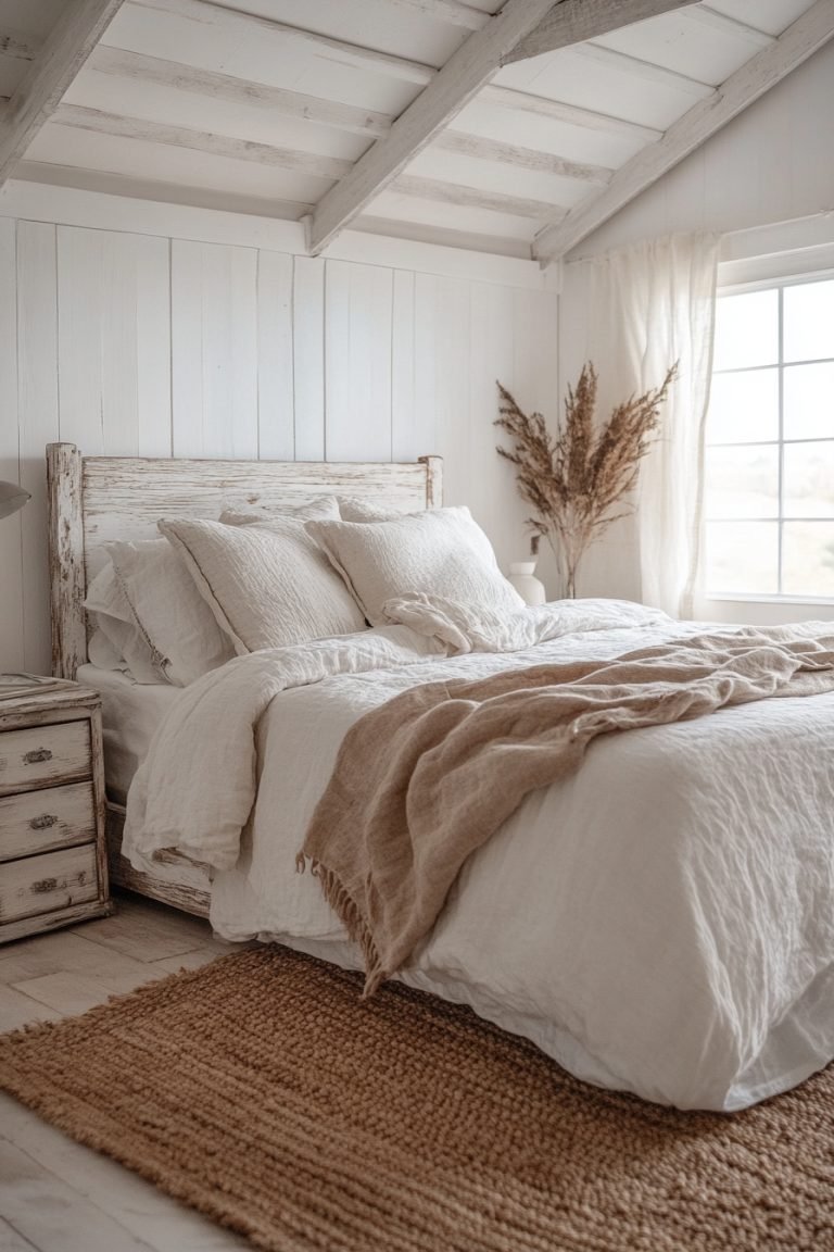29 Rustic Farmhouse Bedroom Ideas For A Modern Twist On Country Style ...