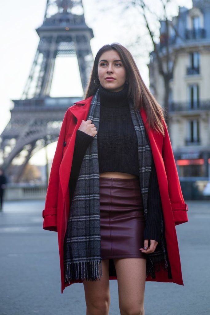 Cropped Knit Sweater Outfit