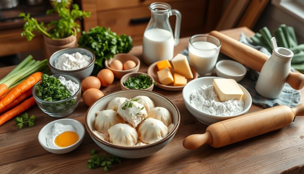 homemade dumplings ingredients