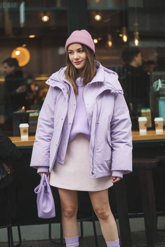 Mini Skirt Layered Outfit