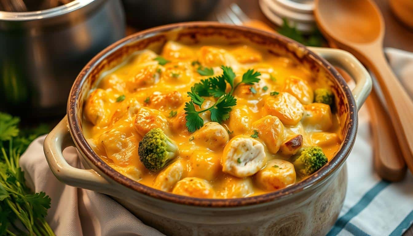 Easy Chicken Broccoli Bake Recipe | Creamy Comfort Food