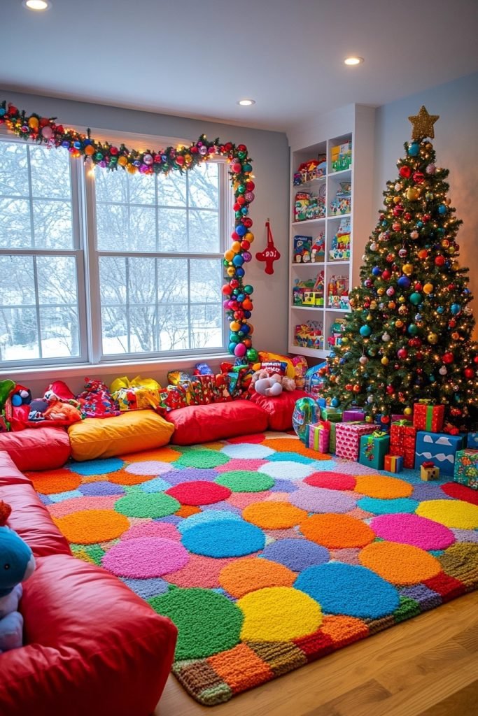 Christmas Themed Children's Playroom