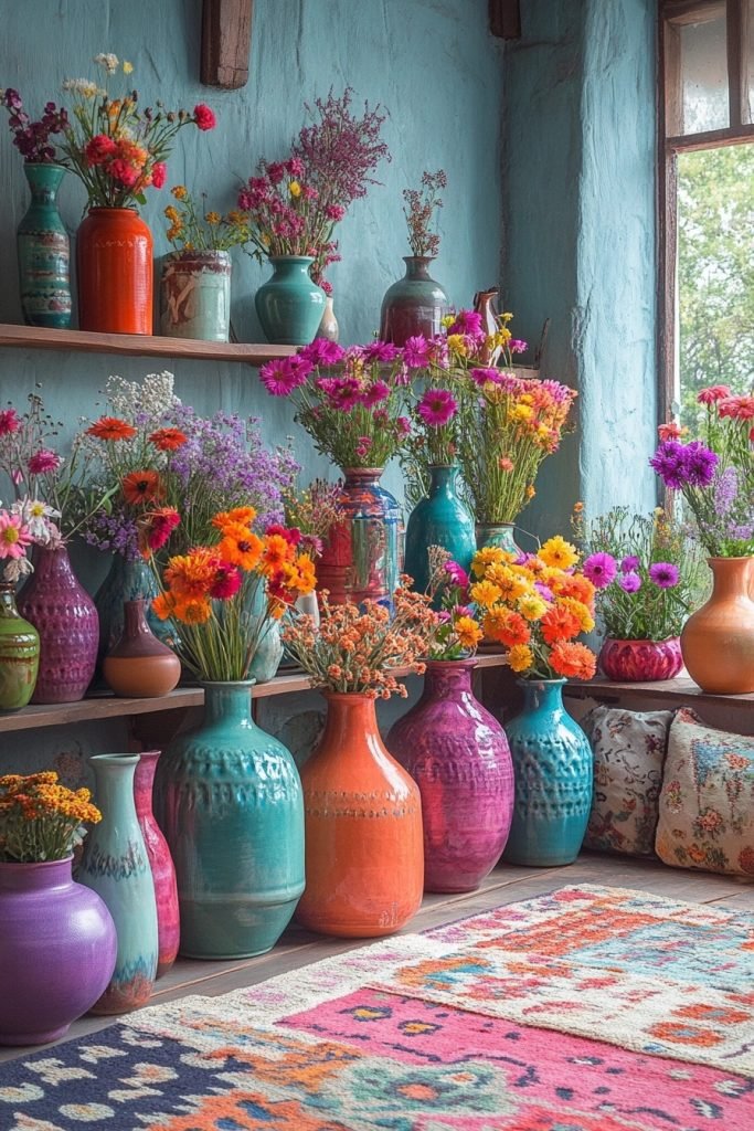 Colorful Ceramic Vases