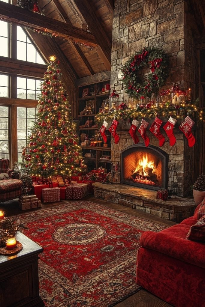 Cozy Christmas Living Room