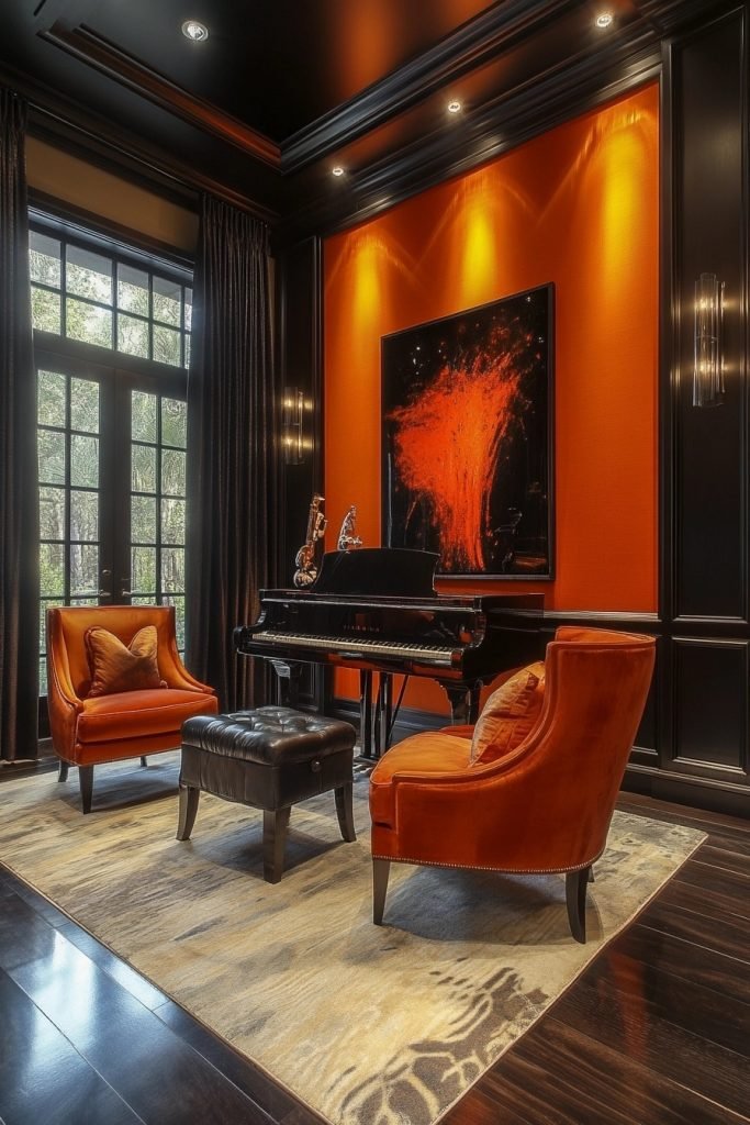 Heatwave Harmony Music Room