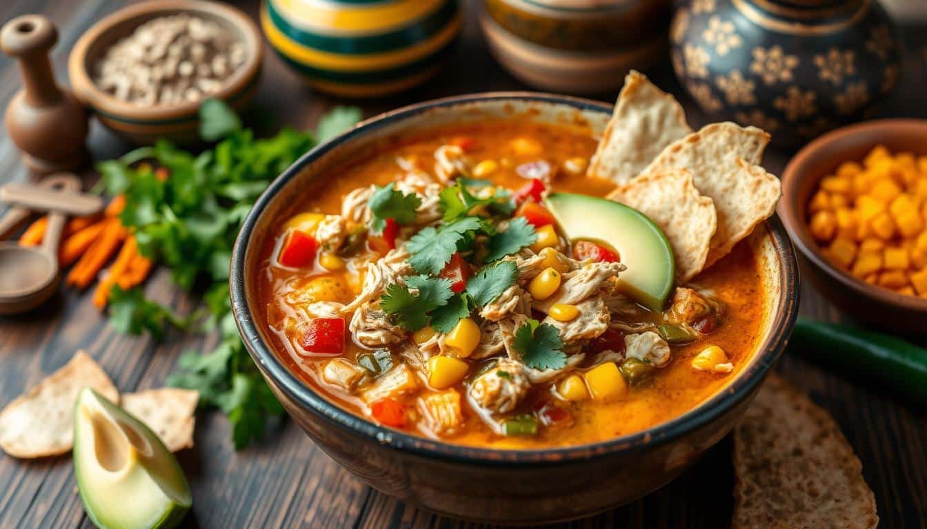 Easy Mexican Chicken Tortilla Soup Recipe