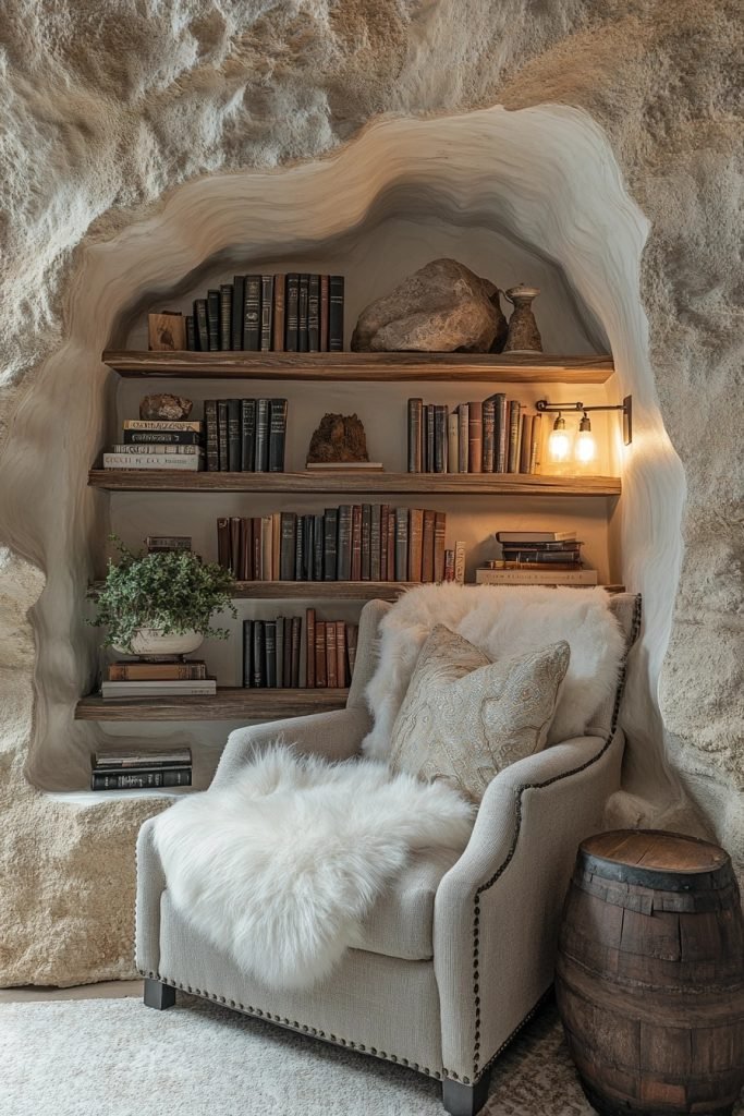 Sand Whisper Reading Nook