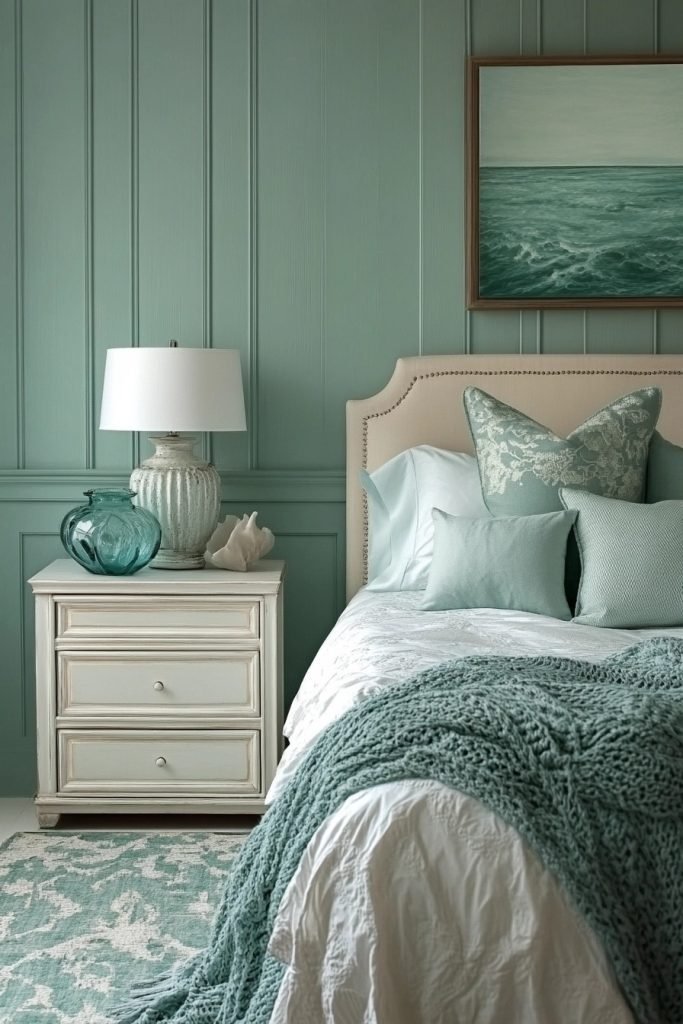 Teal Tones Bedroom