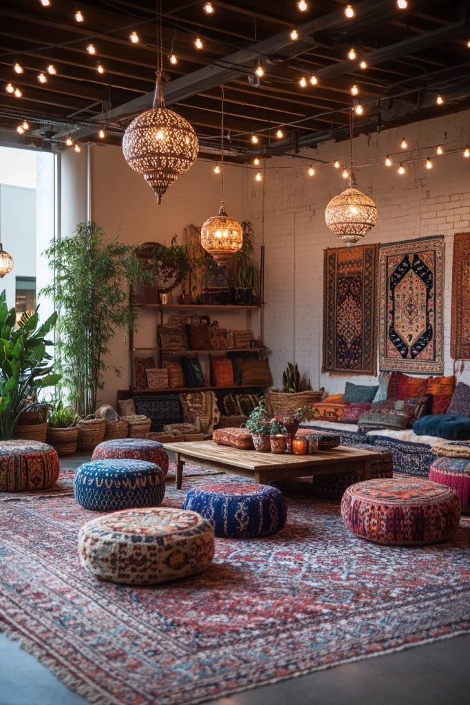 Vintage Moroccan Poufs