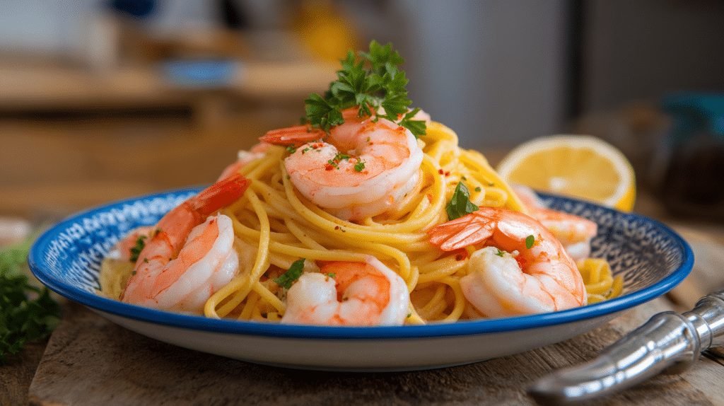 15-Minute Lemon Garlic Shrimp Pasta 2 15-Minute Lemon Garlic Shrimp Pasta