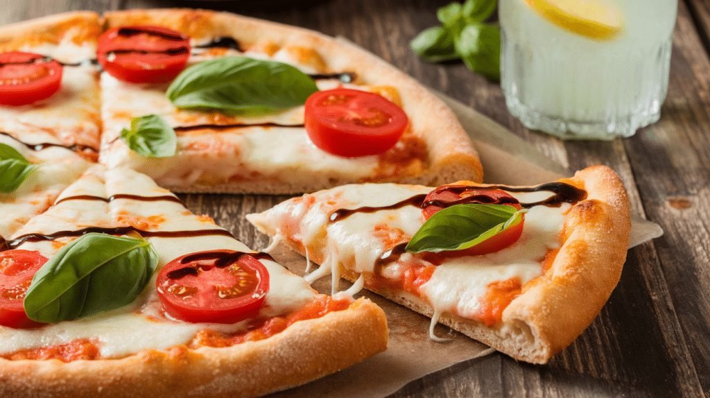 15-Minute Margarita Flatbread Pizza 5 15-Minute Margarita Flatbread Pizza