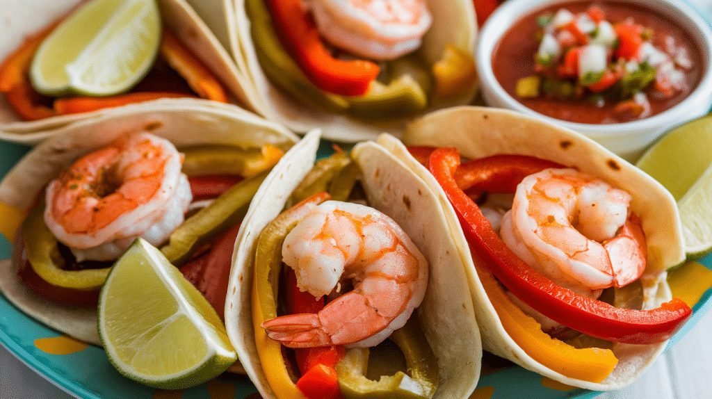 15-Minute Shrimp Fajitas