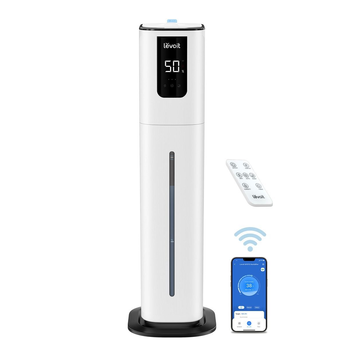 LEVOIT OasisMist 1000S Smart Ultrasonic Cool Mist Tower Humidifier