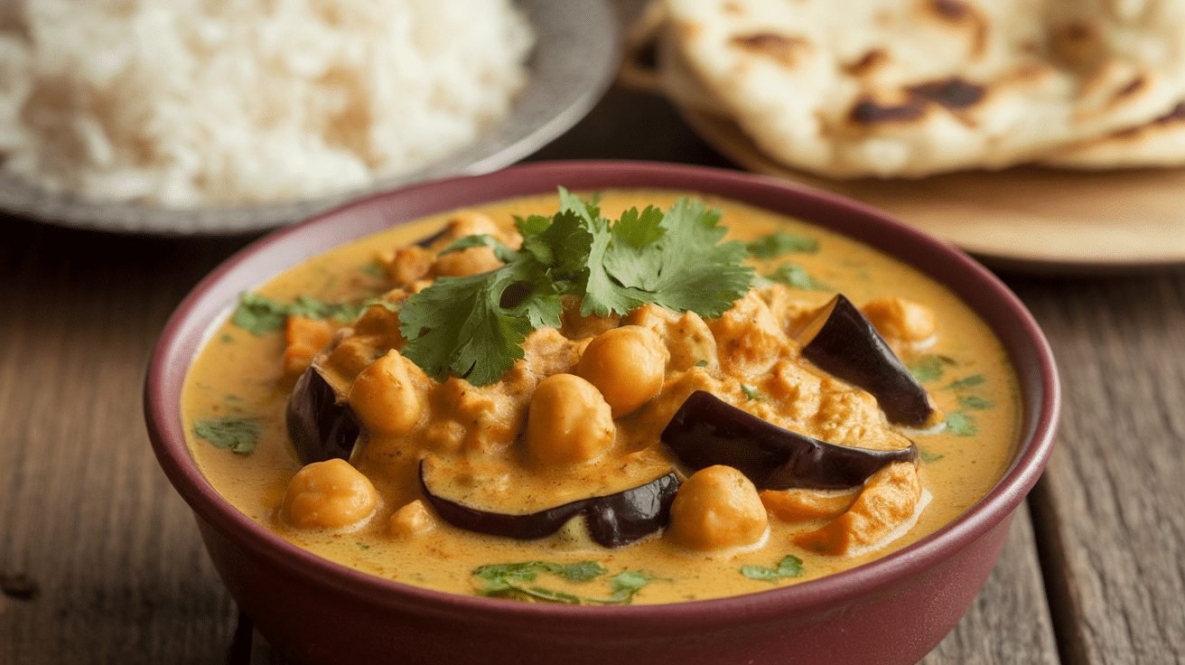 15-Minute Eggplant And Chickpea Curry - Courtneys World