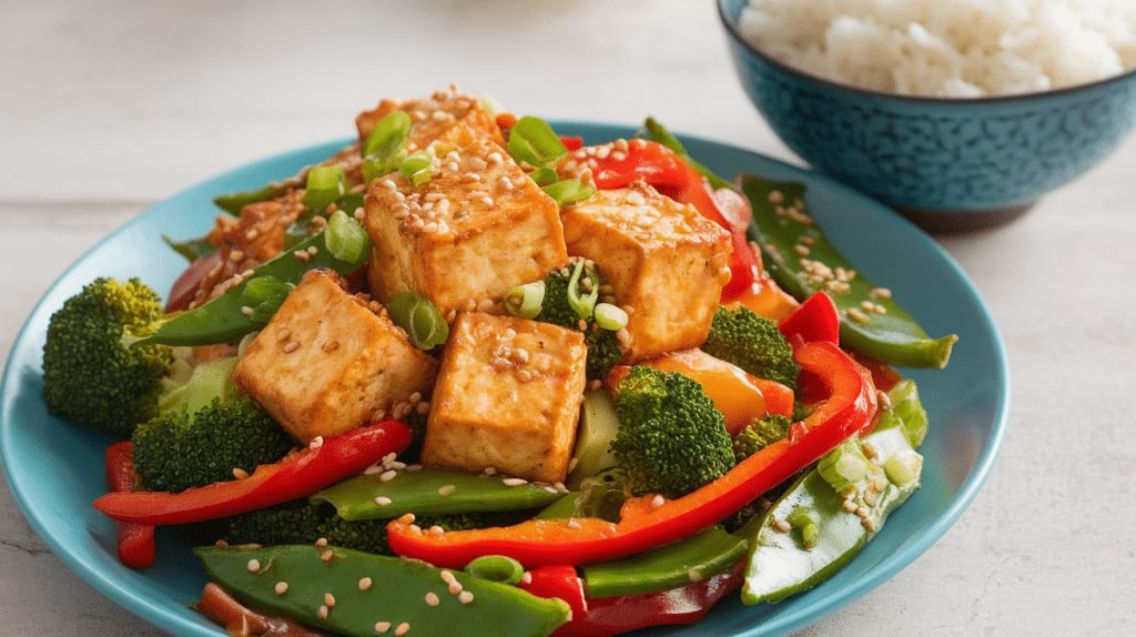 15-Minute Crispy Tofu Stir-Fry