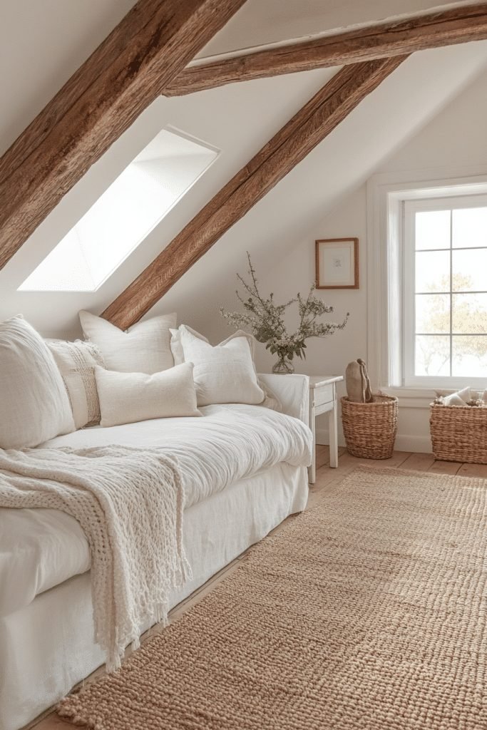 29 Farmhouse Interiors to Bring the Countryside to Your Home 15 Airy Farmhouse Loft