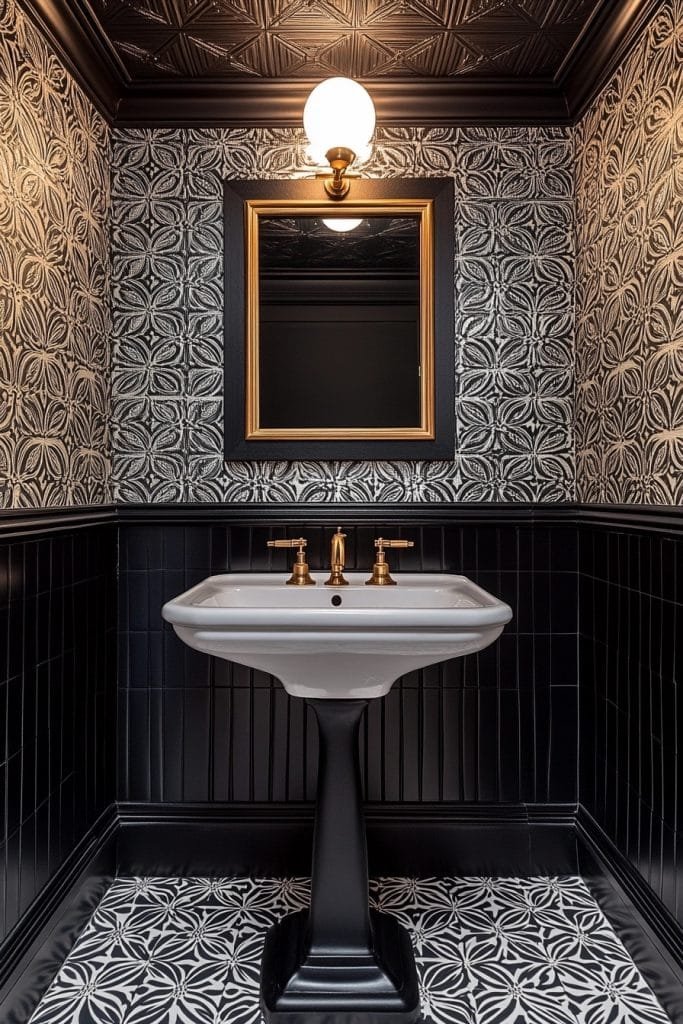 Art Deco Inspired Bathroom