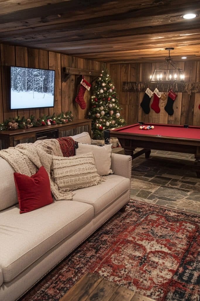 Basement Lounge Christmas Look