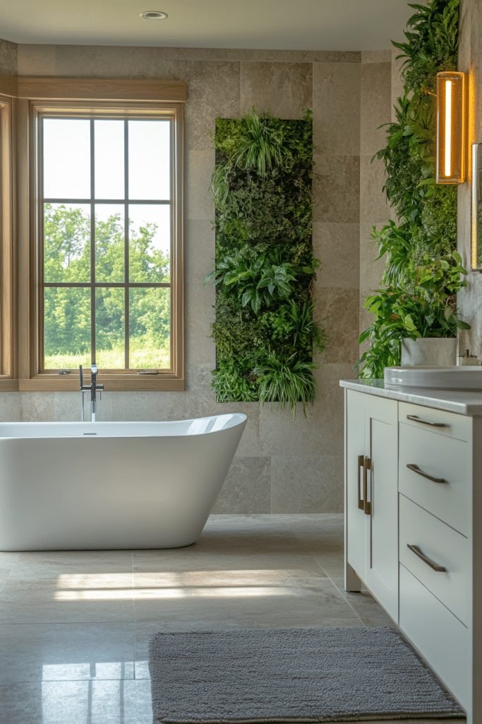 29 Modern Master Bath Decor Ideas to Refresh Your Space with Elegance 29 Biophilic Design