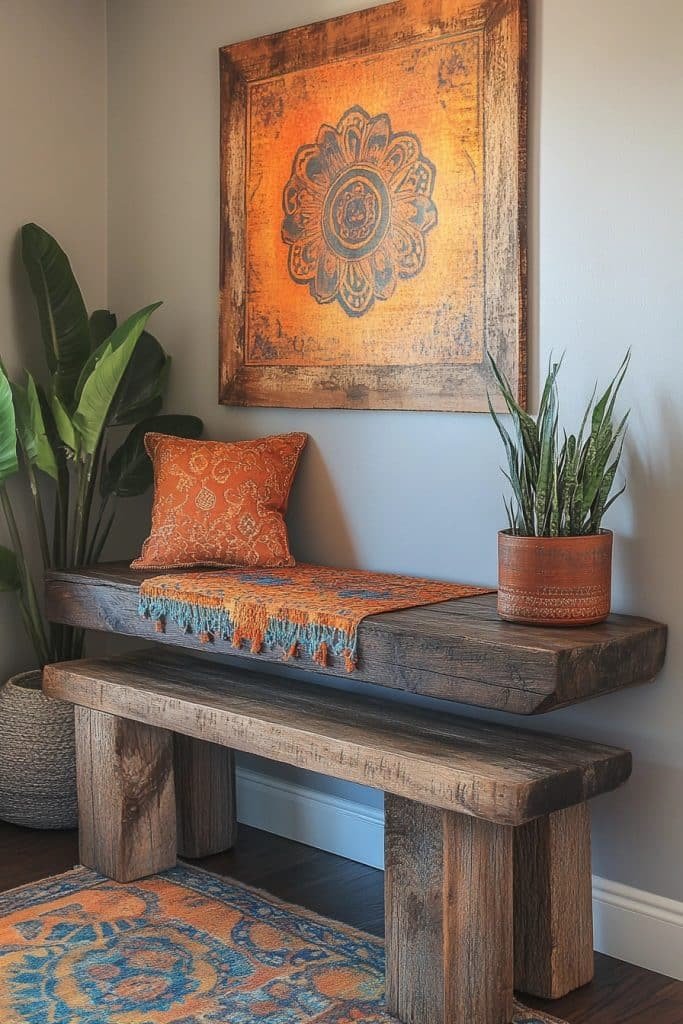Bohemian Chic Entryway