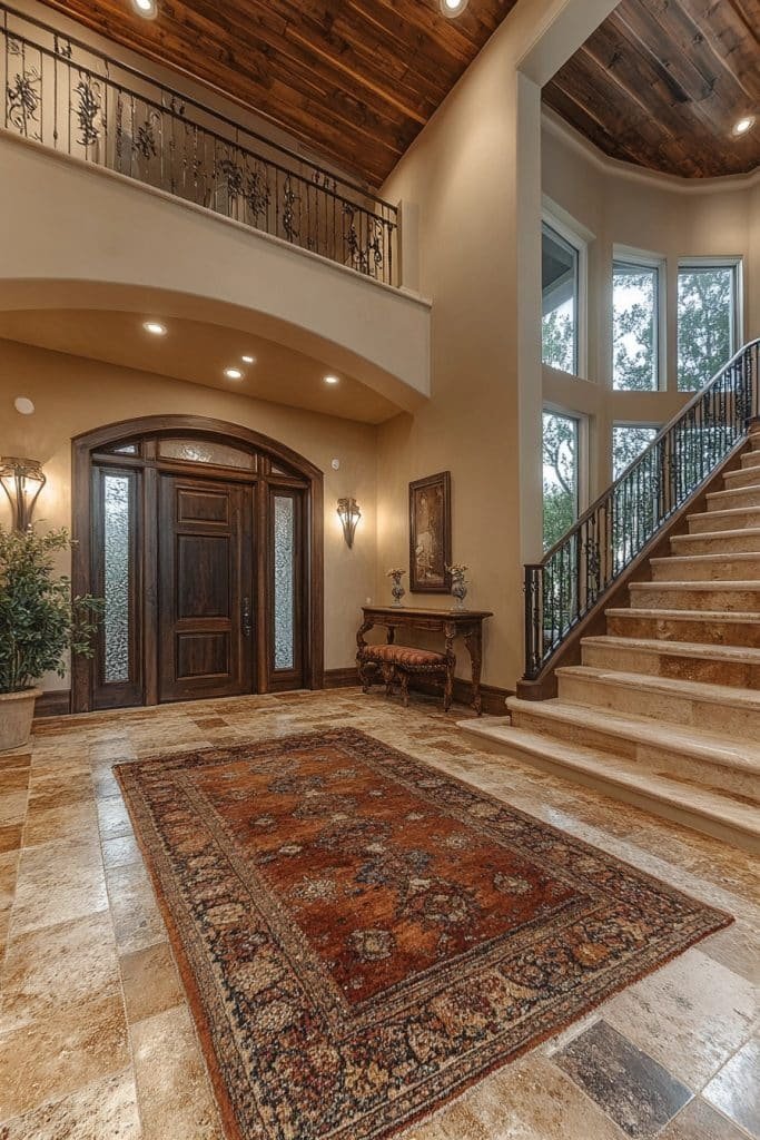 Boho-Inspired Foyer