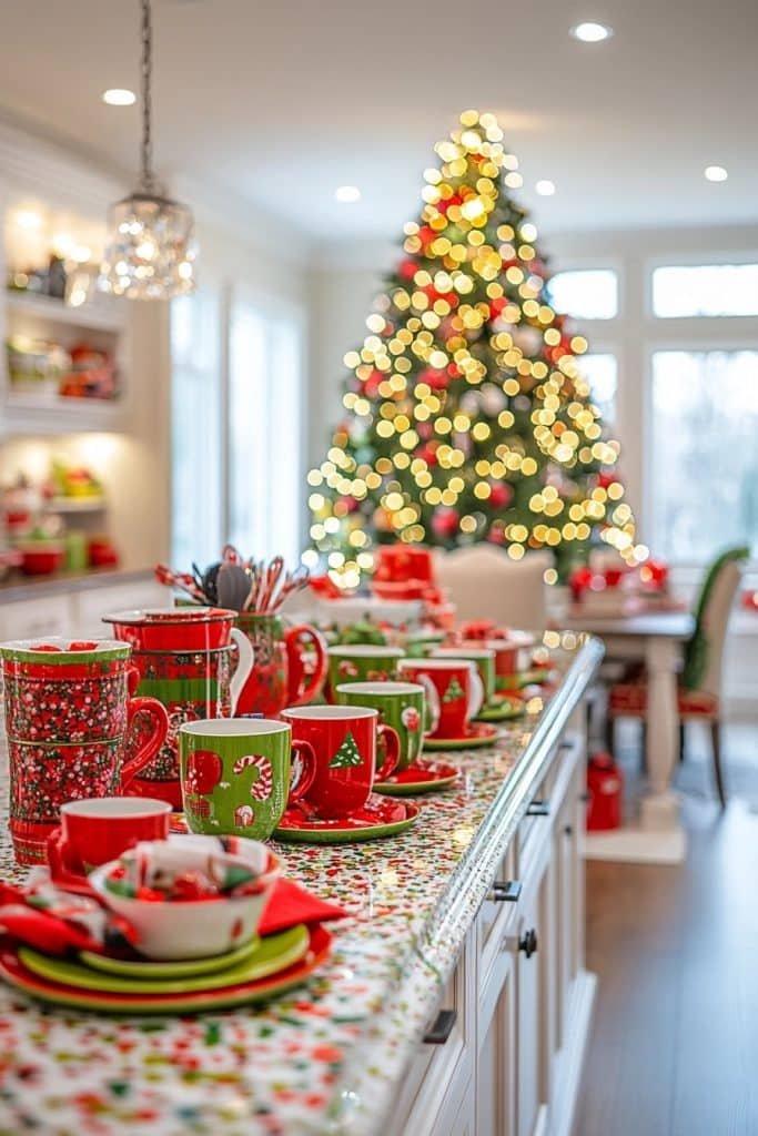 Bright Holiday Kitchen Style