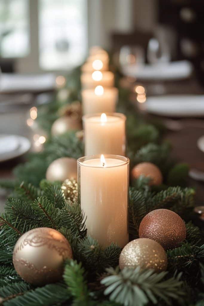 Candle & Garland Combo