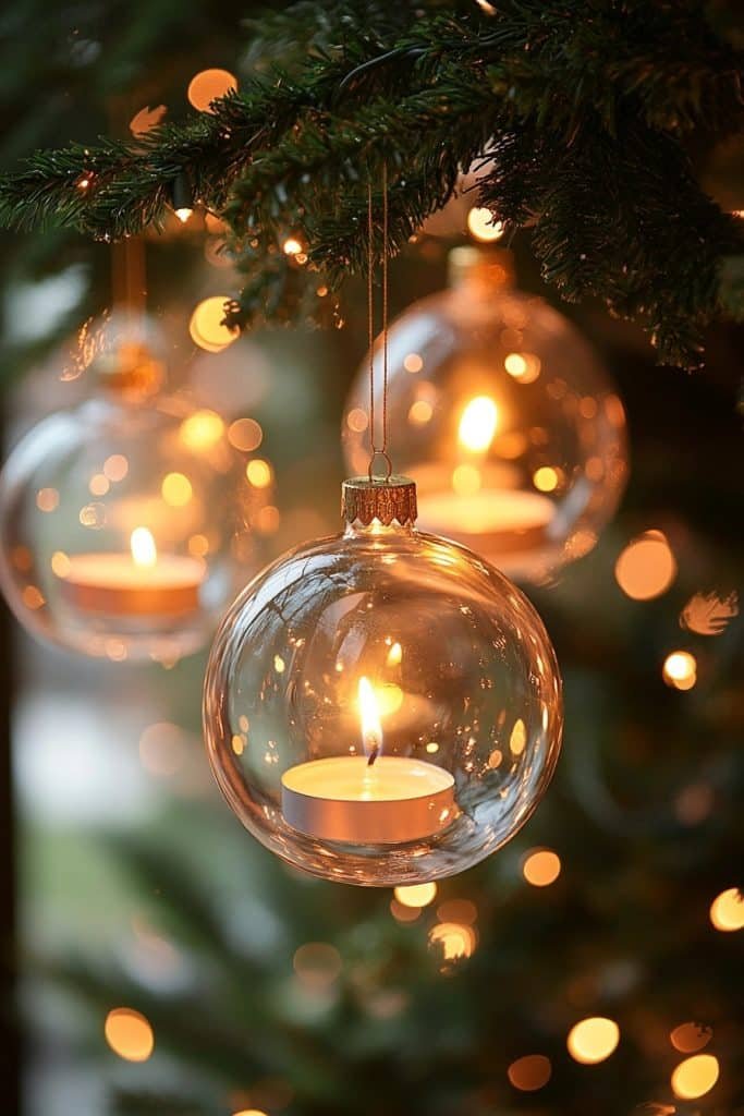 Candle-Stuffed Ornaments