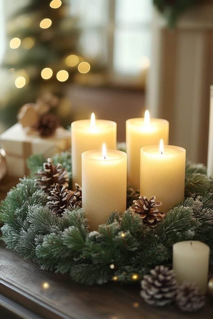 Candlelit Wreath Wonders