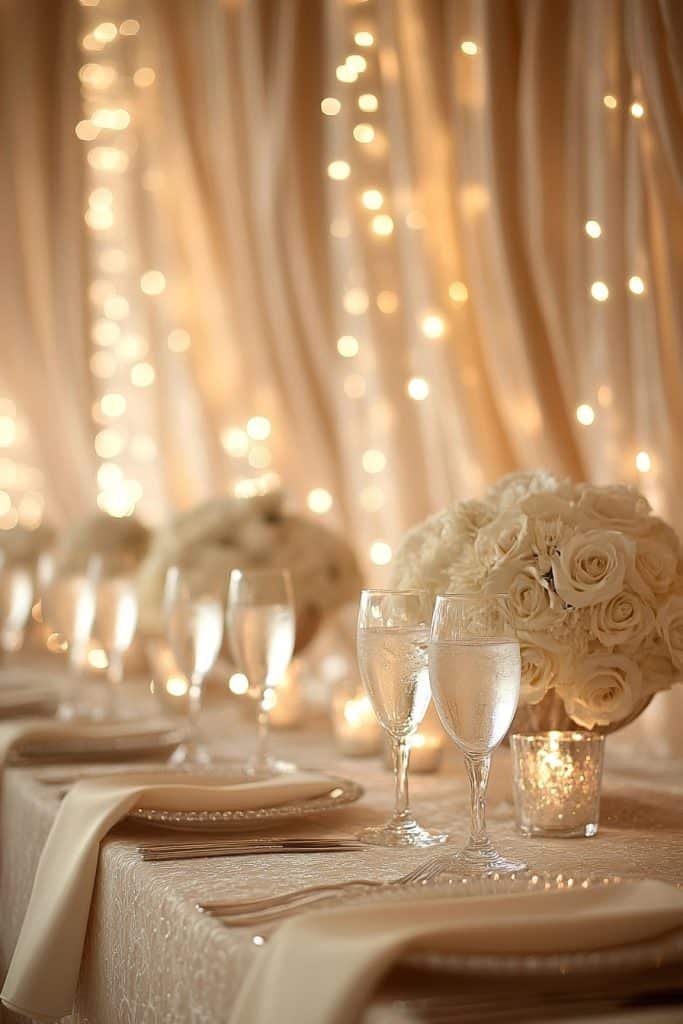 Champagne and Ivory Soiree