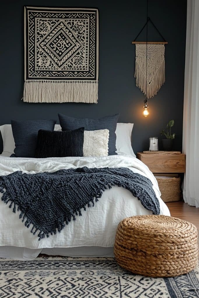 Charcoal Boho Comfort Zone