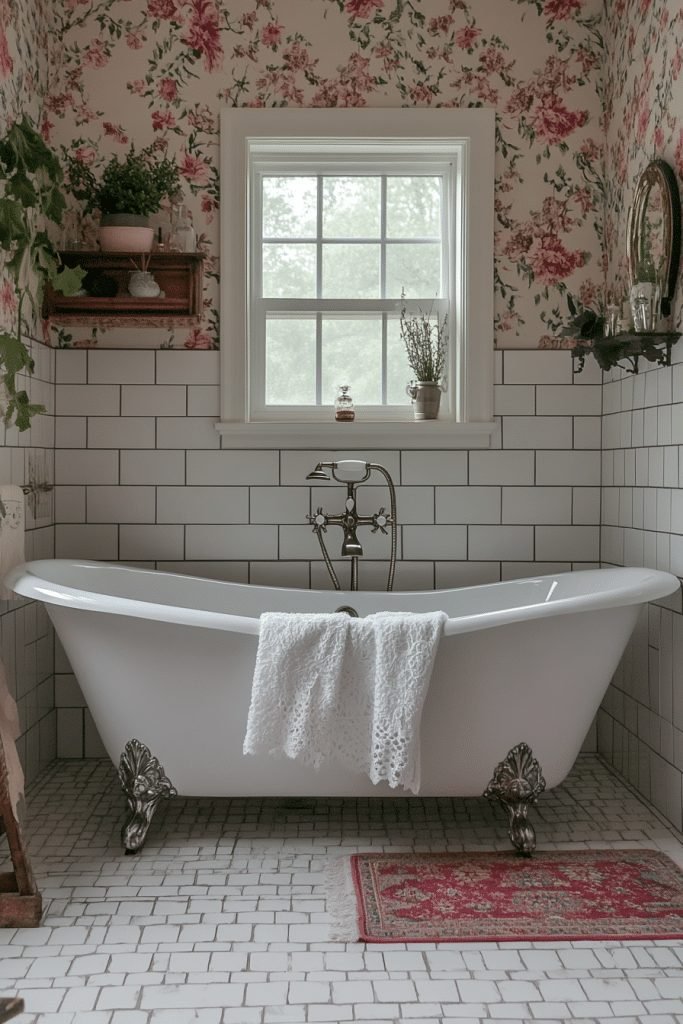 29 Small Bathroom With Tub And Shower Combo Farmhouse Ideas for a Timeless and Cozy Look 23 Charming Cottage Combo