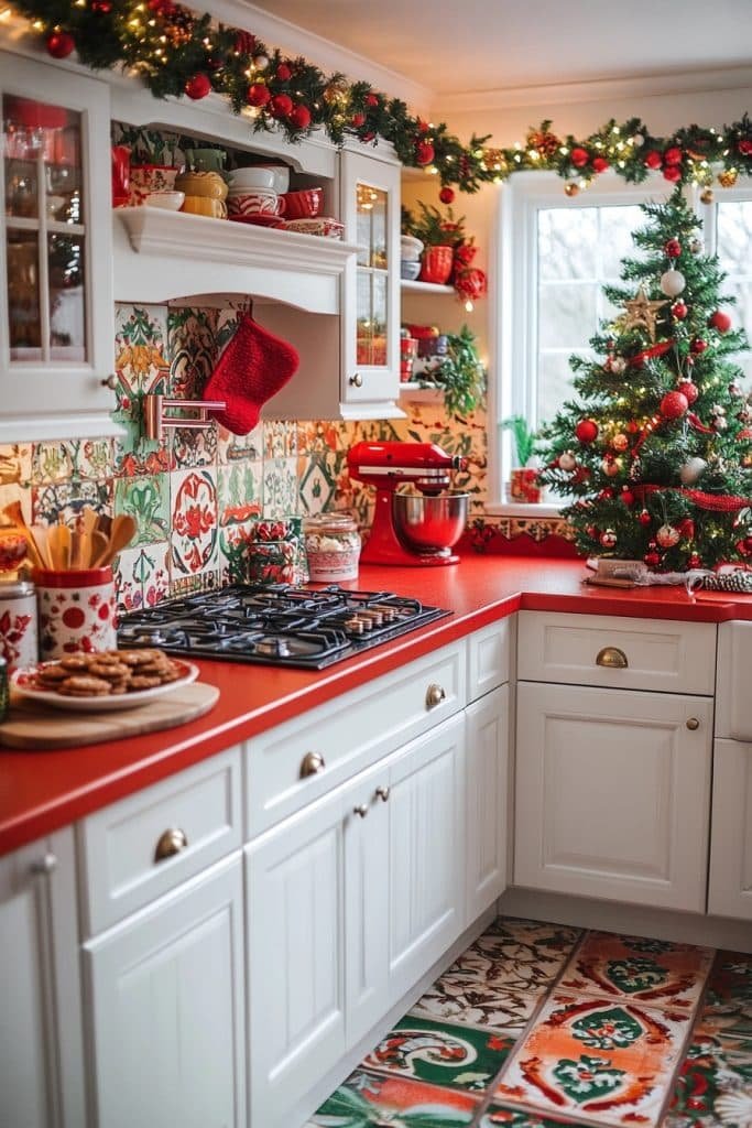 Cheerful Christmas Kitchen Ideas