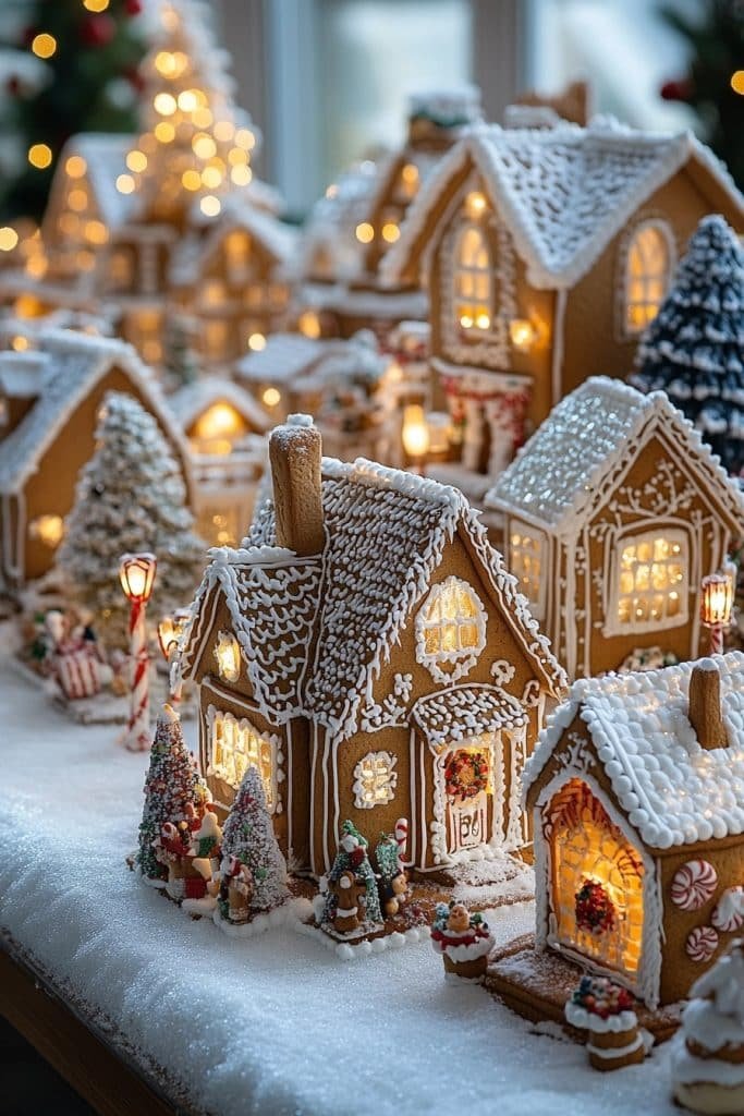 Christmas Village Gingerbread House