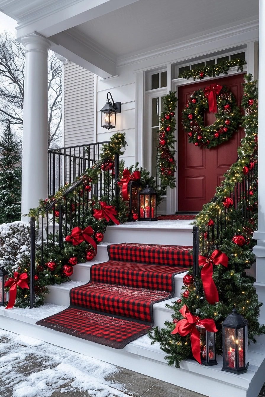 29 Christmas Porch Decor Ideas For A Beautiful And Welcoming Holiday ...