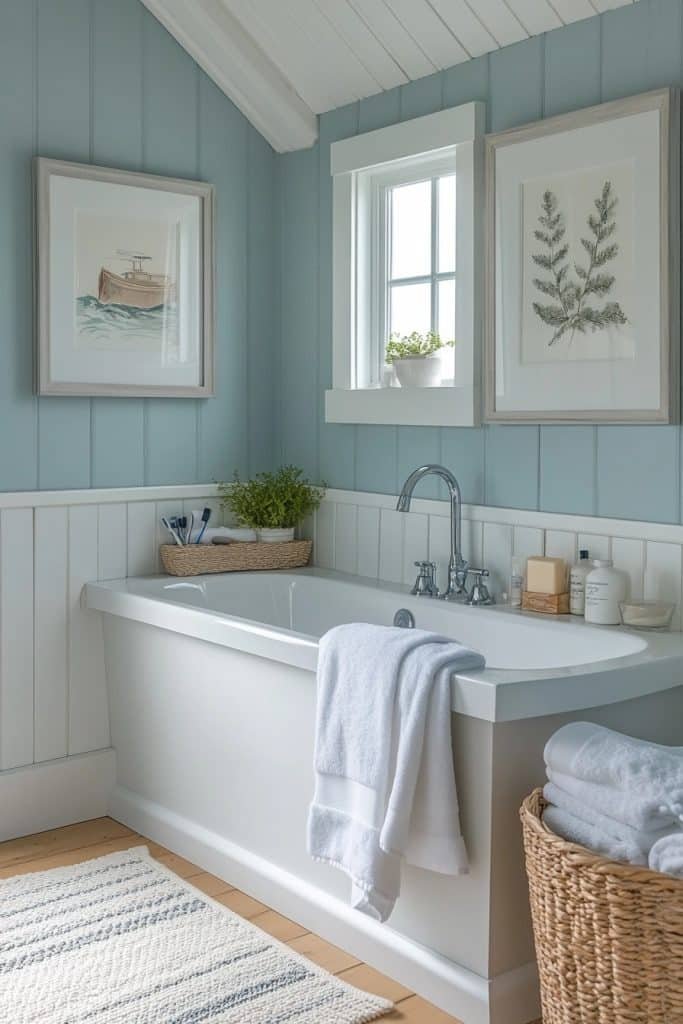 Coastal Chic Small Bathroom