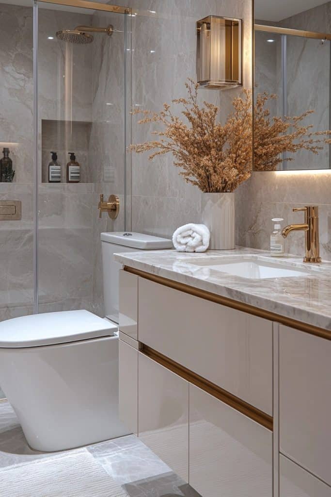 Compact Luxury Bathroom
