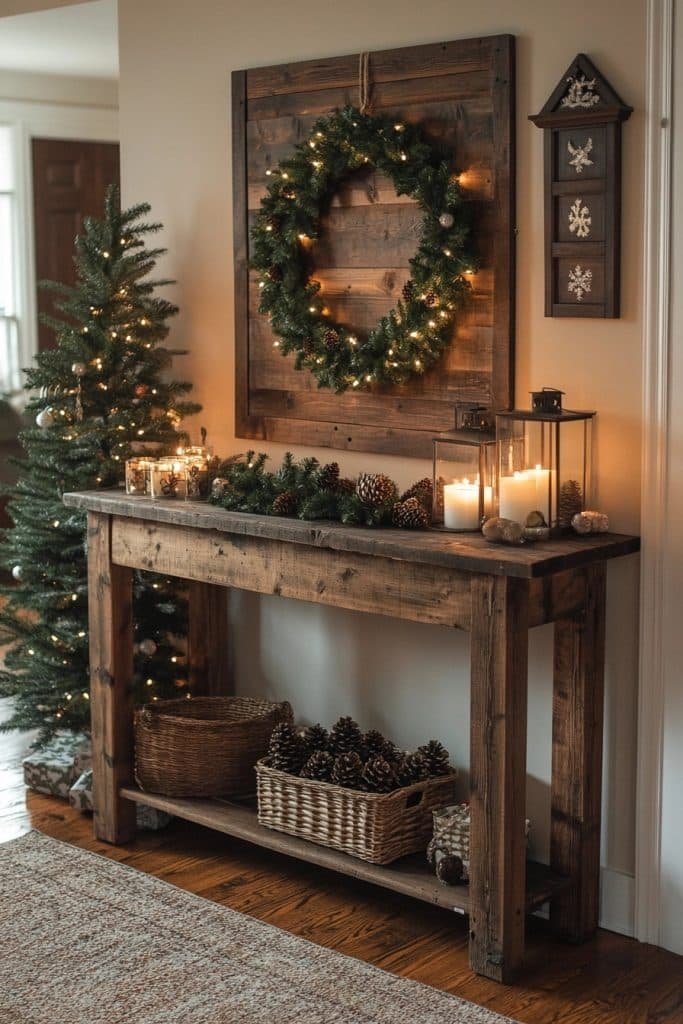 Console Table Christmas Style