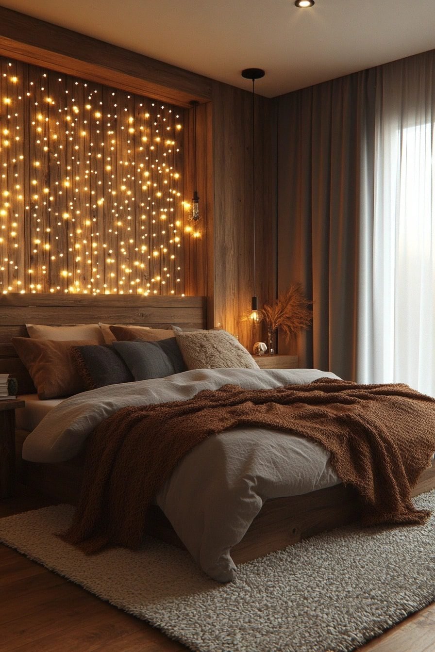 29 Boho Fairy Lights Bedroom Ideas To Add Whimsy And Warmth To Your ...